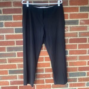 Ellen Tracy black straight leg ankle pants